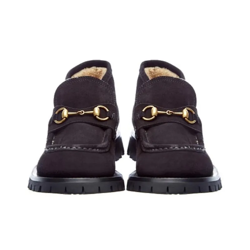 GUCCI Loafers Men Black-2