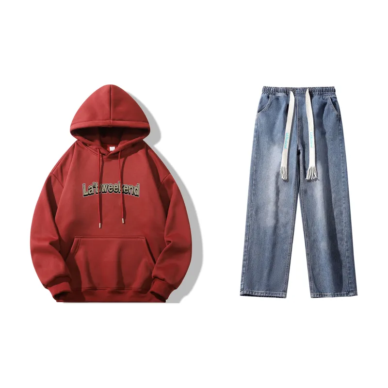 LA'T.WEEKEND Sweatshirt Set Unisex-37
