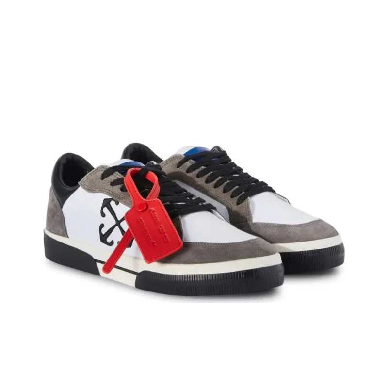 OFF WHITE New Low Vulcanized White Beige Black-2
