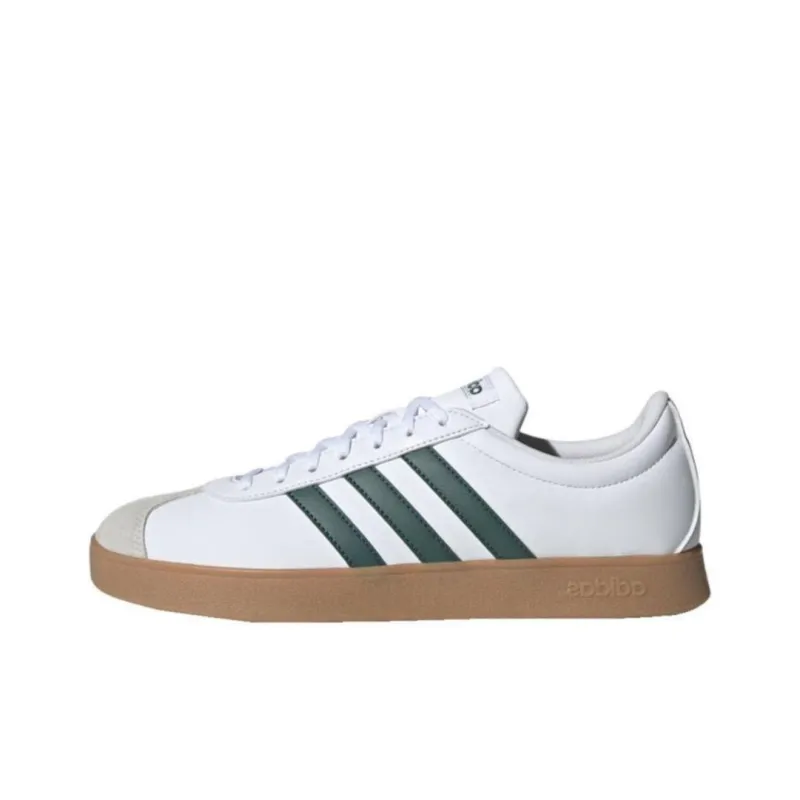 Adidas Court Vl Base 'White Green Tan'-0