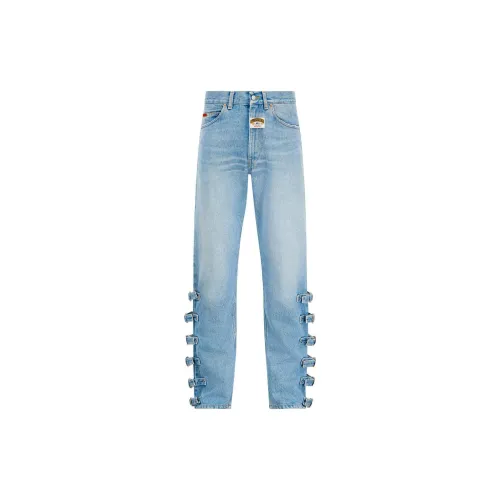 Martine Rose Jeans Men Blue