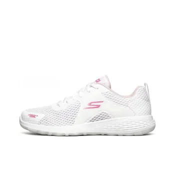 Skechers Go Walk Cool Running Shoes White/Pink Women's