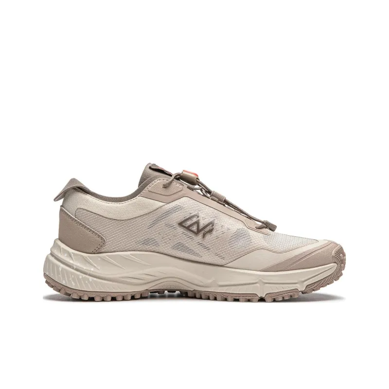 LiNing Yijie Lite V3 Cushioning Slip Resistant Low Top Hiking Shoes Women's Brown-1