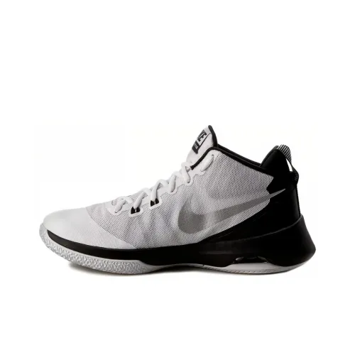 Nike Air Versitle Cushioning Slip Resistant Mid Top Basketball Shoes Unisex White