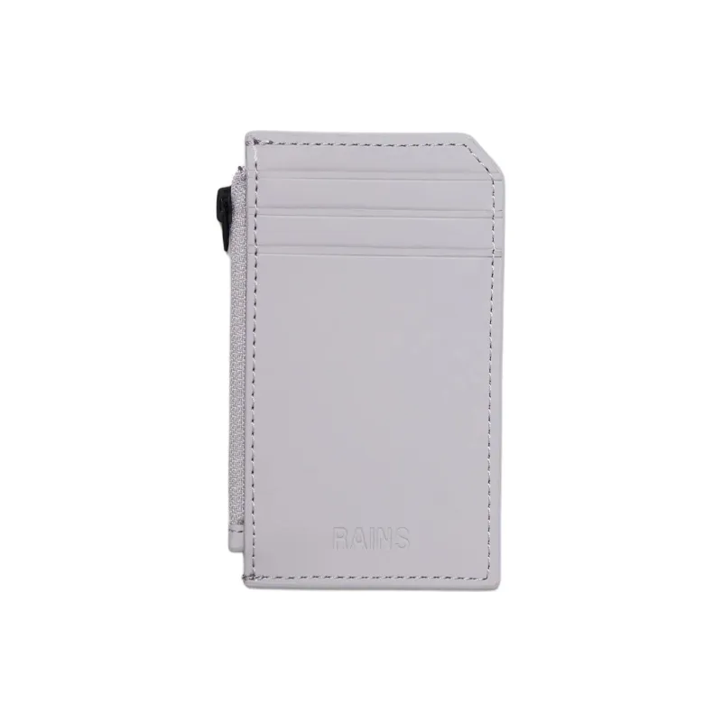 Rains Polyurethane Card Holder Wallet Unisex Flint Purple-0