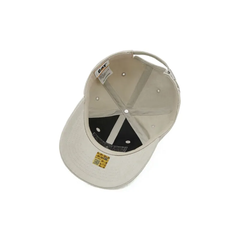 CAT Cotton Baseball Caps Unisex Gray-3