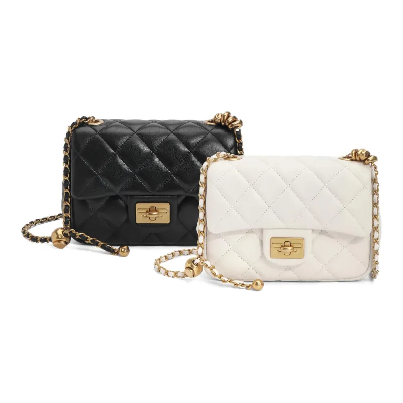 BELLE Sheepskin Crossbody Bag Small Size Women's-5