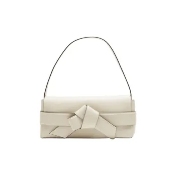 Acne Studios Calfskin Portable Handheld Shoulder Bag Women's White