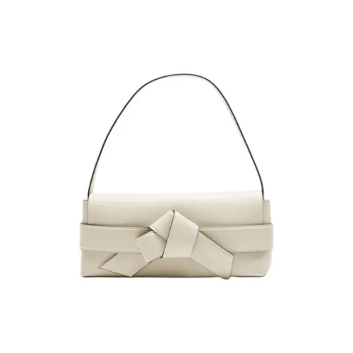 Acne Studios Calfskin Portable Handheld Shoulder Bag Women's White