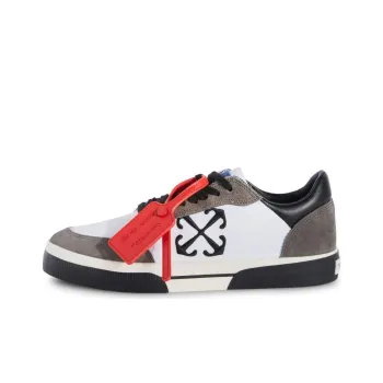 OFF WHITE New Low Vulcanized White Beige Black