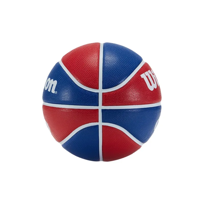 Wilson Rubber Basketball Red Blue Size 5 Training Unisex-2