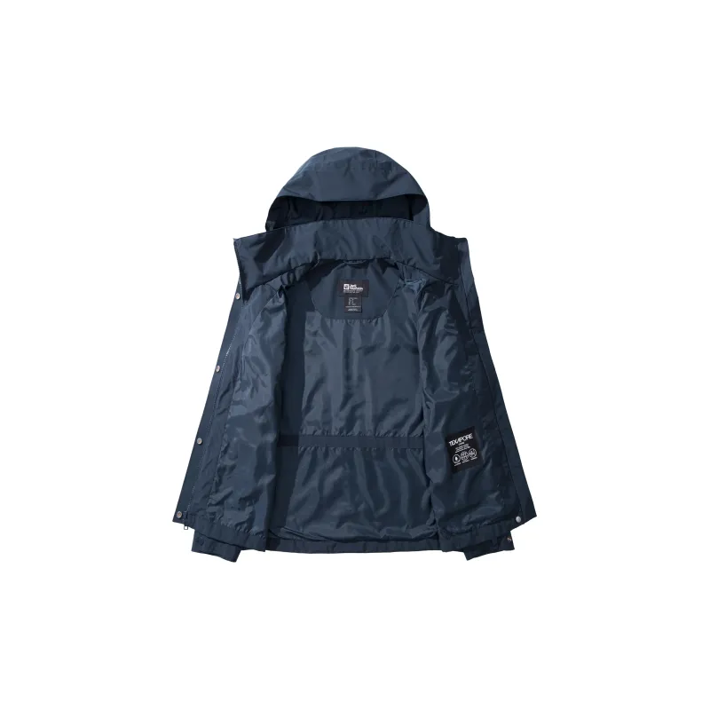 Jack Wolfskin KARANA Outdoor Hiking Waterproof, Windproof, And Water Repellent Windbreaker Jacket Women's-4