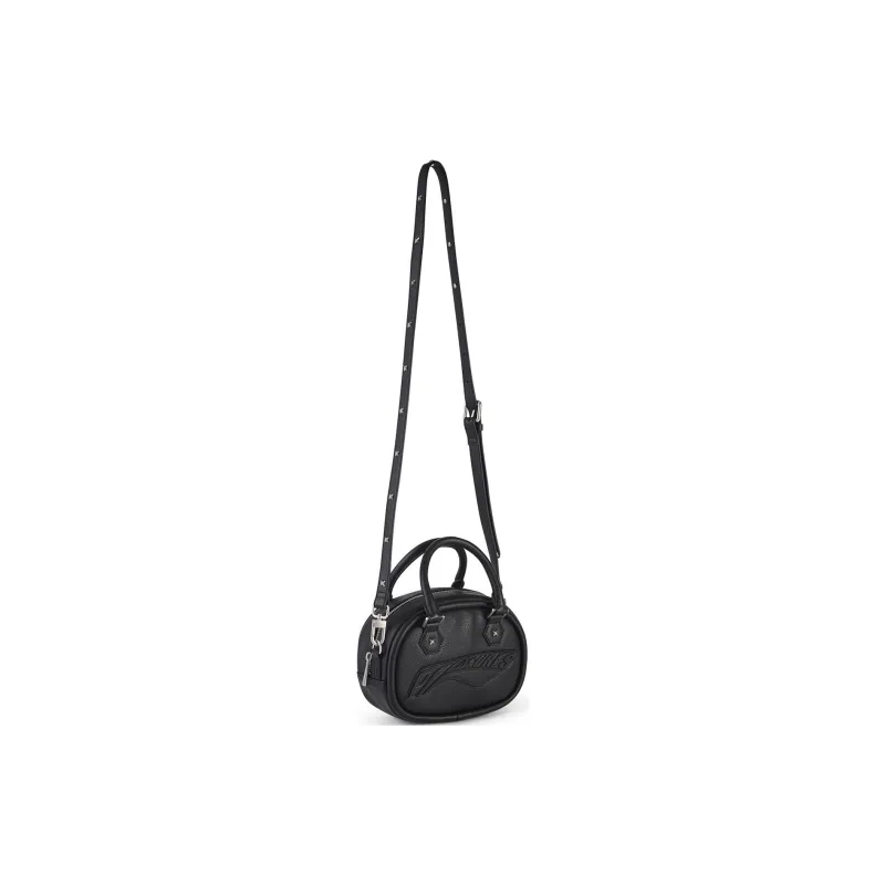 LiNing PLEASURES Collaboration Polyurethane Handbag Shoulder Bag Crossbody Bag Regular Unisex Black-2