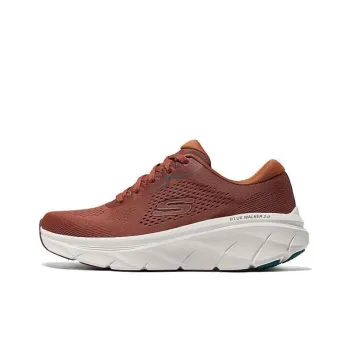 Skechers Cushioning And Breathable Low Top Casual Shoes Men's Reddish Umber