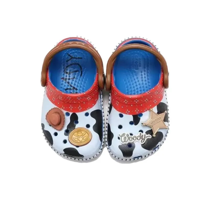 Toy Story x Crocs Clogs Men's Black White Red-2
