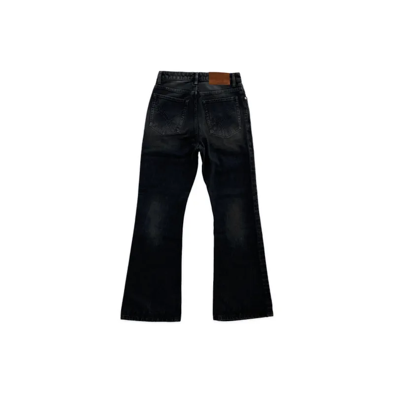 Haonanhuang Jeans Unisex Black-1