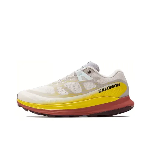 SALOMON X Ultra 2 Running Shoes Women's Low-Top Beige/Yellow/Red