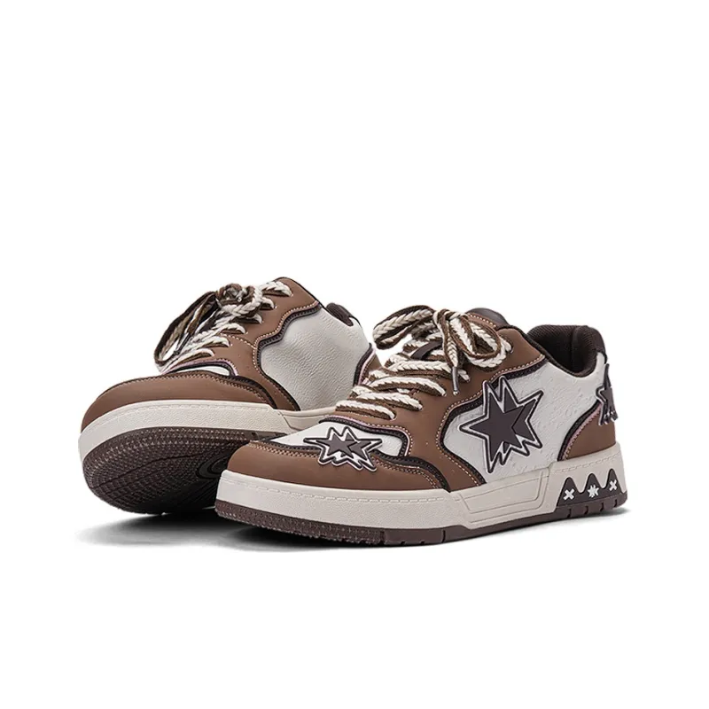 DOUBLE STAR 88 Slip Resistant Cushioning, Abrasion Resistant, Height Increasing Low Top Skateboard Shoes Unisex-26