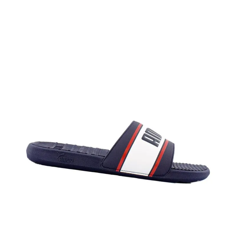 PUMA Cool Cat Rubber Sole Slide Slippers Men's Blue-1