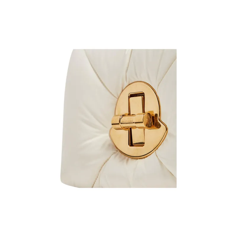 Moncler Nylon Shoulder Bag, Crossbody Bag Mini Women's White-3