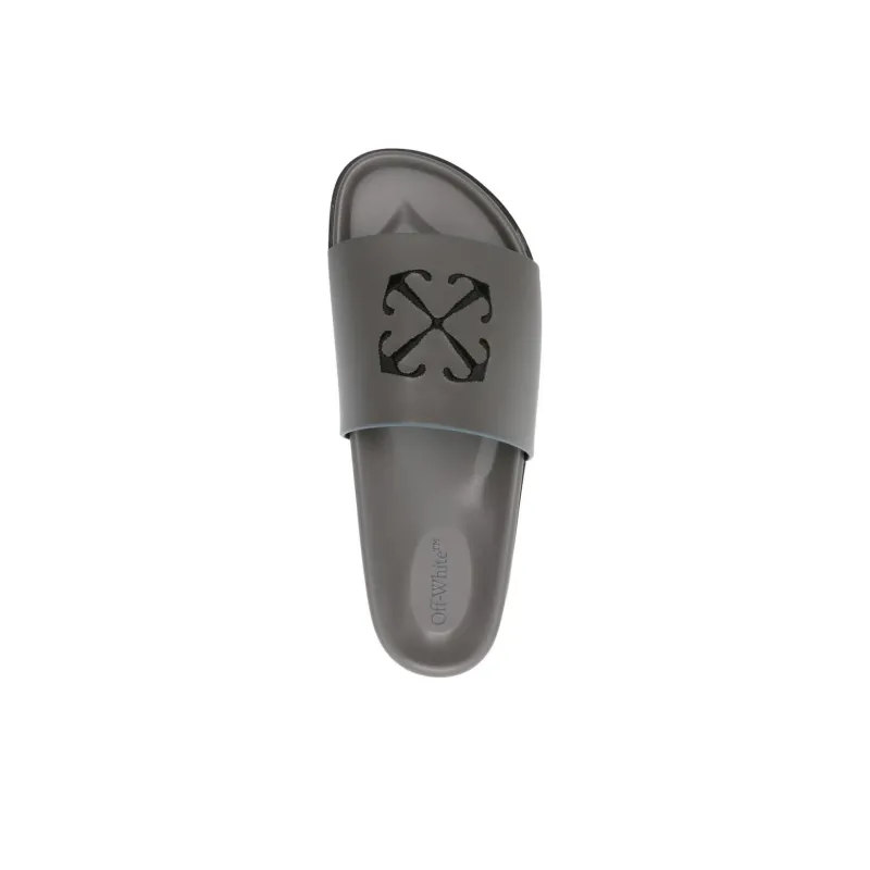 OFF-WHITE Arrows-embroidered Slides-4