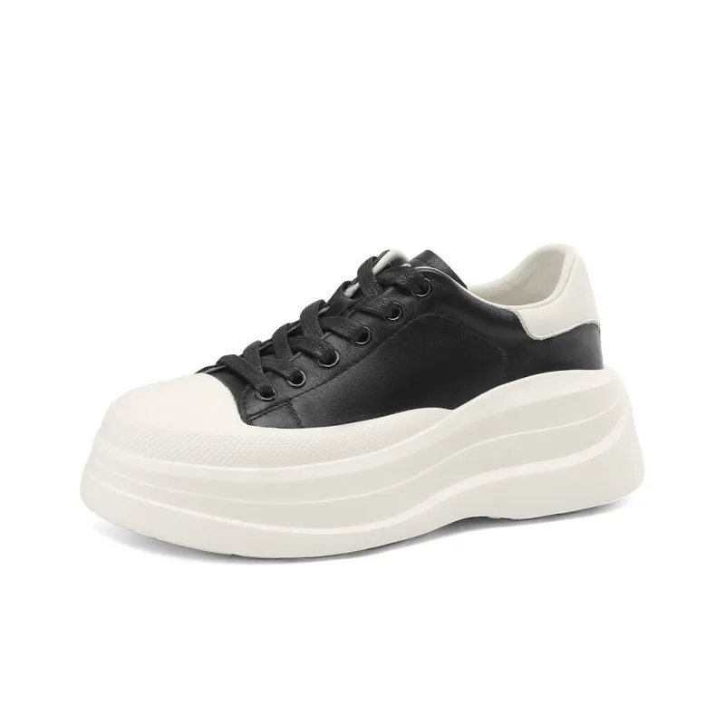 Rosa Bianca Warm Lightweight Breathable Height Increasing Low-Top Casual Shoes Women's-1