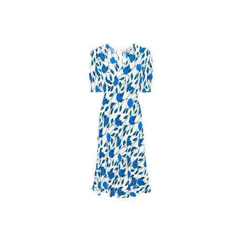 DVF Diane von Furstenberg Jemma Crepe Midi Dress