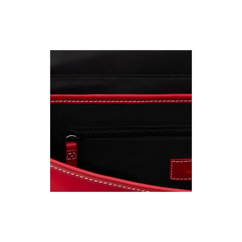 Burberry Leather Decoration Backpack Kids' Red-3