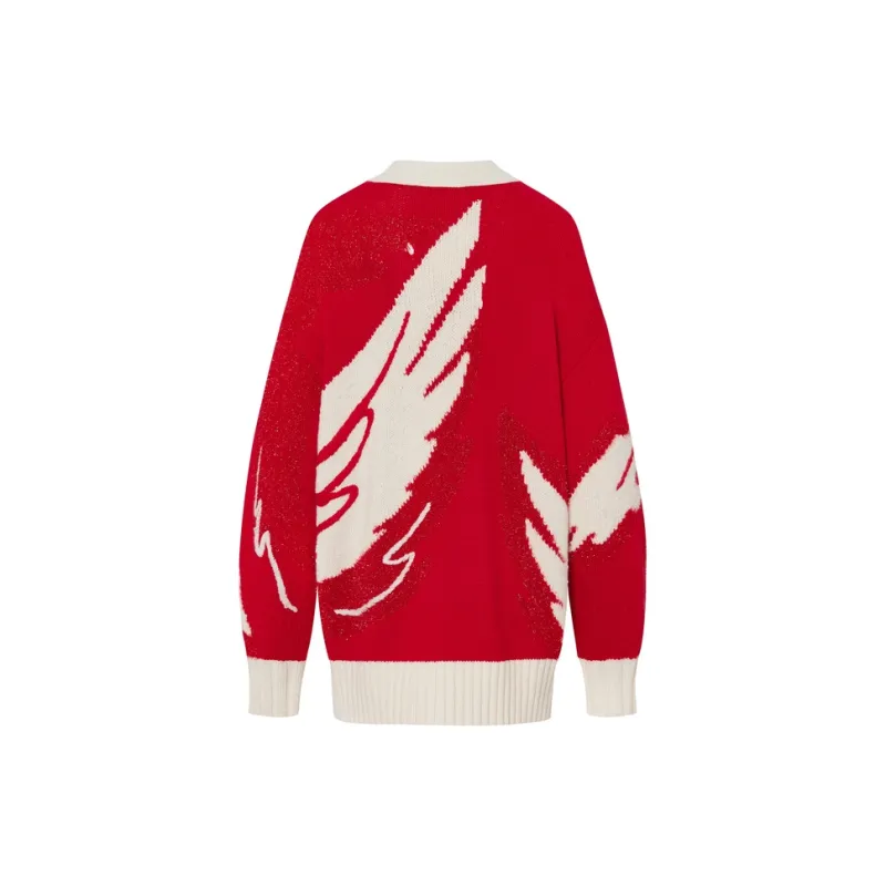 MO&CO Sweaters Women's Red-1