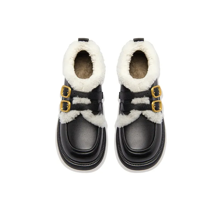 Lily Wei Loafers 3.5cm Women's Black-2