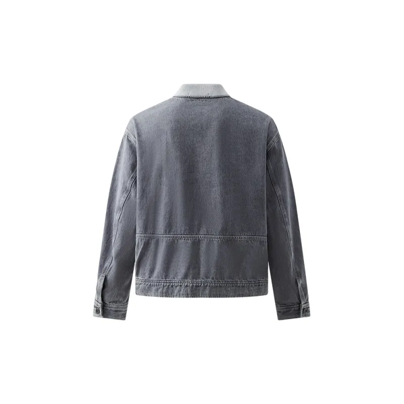 Organic Emotion Denim Jacket Unisex Ice Blue-1