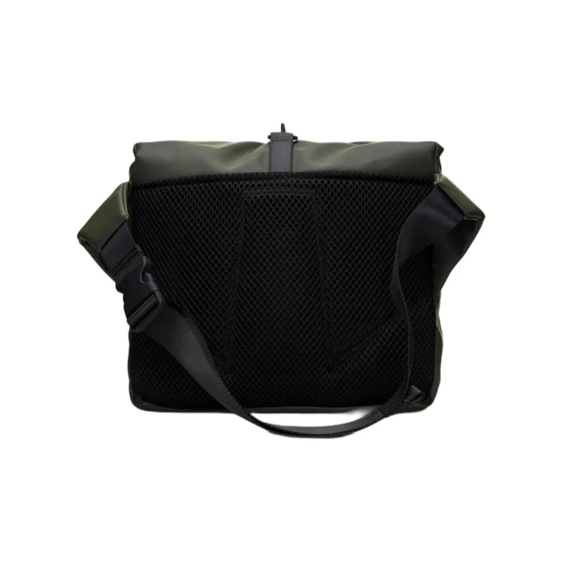 Rains Polyurethane Fanny Pack Unisex Green-1