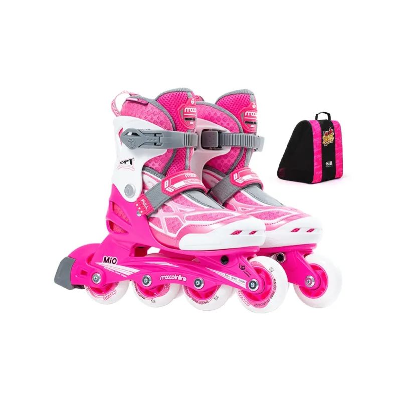 Michael Inline Skates Kids' Size Adjustable Pink-1