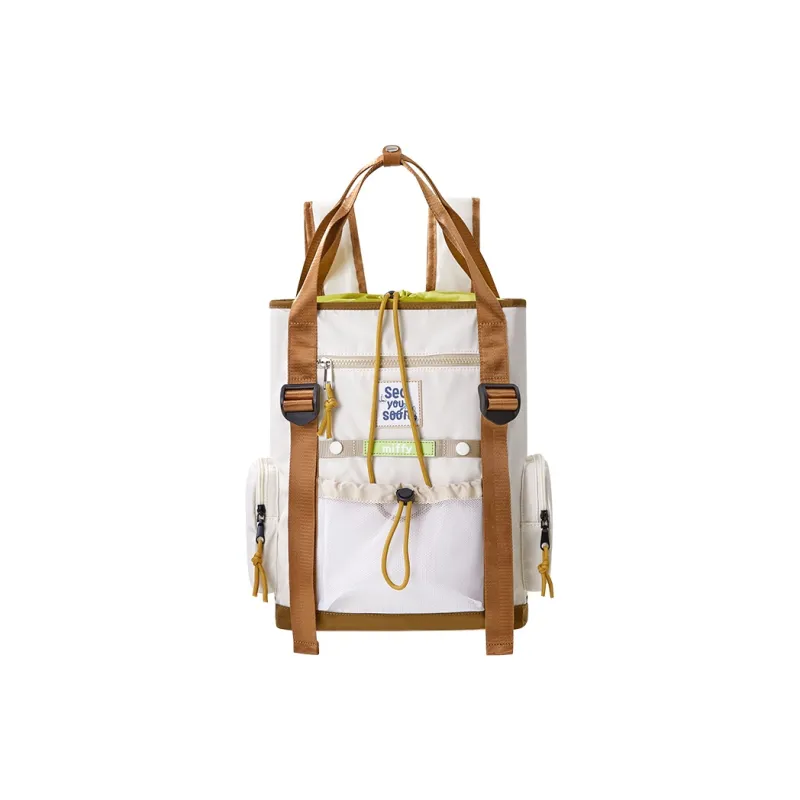 Miffy Oxford Backpack Regular Women's White/Pink/White/Coffee-7