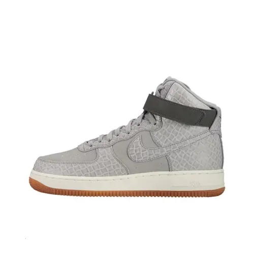 Nike Air Force 1 High Croc Wolf Grey Gum Women's