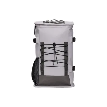Rains Polyester Backpack Large Size Unisex Pyrite Stone Color