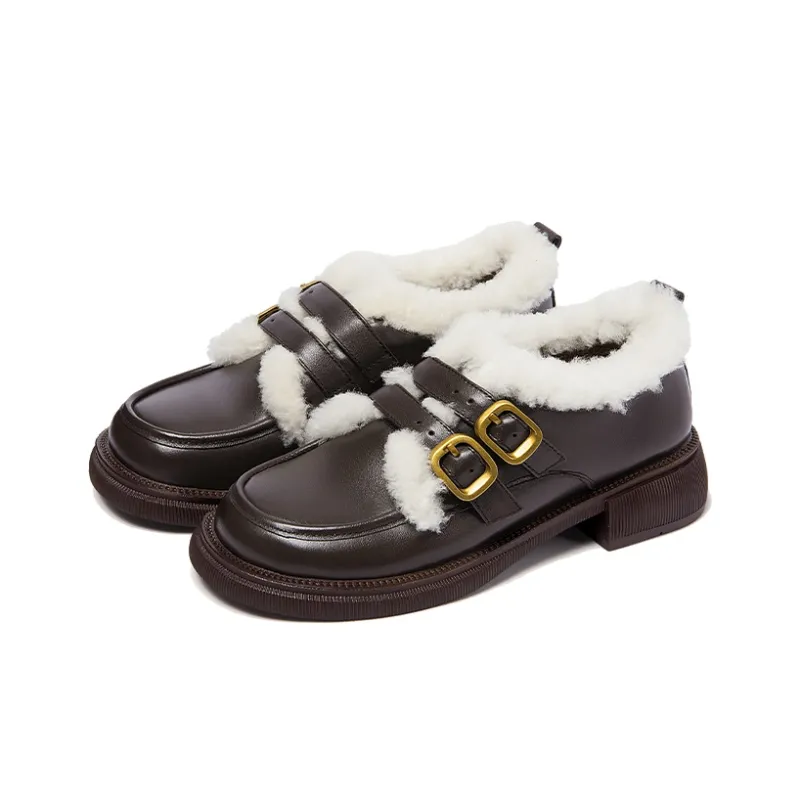 Lily Wei Loafers 3.5cm Women's Black-8