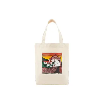 THE NORTH FACE City Outdoor Collection Cotton Tote Bag Shopping Bag Shoulder Bag Handbag Regular Unisex White