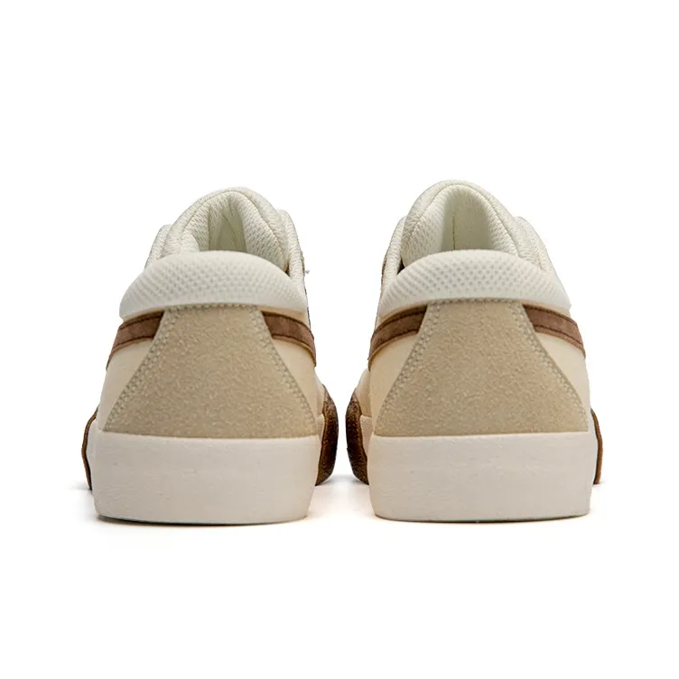 Warrior Wear resistant, Lightweight, Breathable, And Non slip. Low Top Canvas Shoes Unisex Beige Brown-4