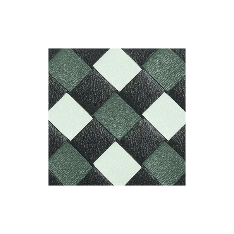 Bottega Veneta Calfskin Card Holder Card Holder Women's Slate Glacier Aloe Vera-3