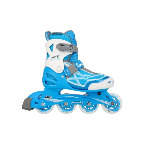 Jackets & Coats Professional Ice Skates Set Sports Helmet Protective Gear Kids' Size Adjustable Blue