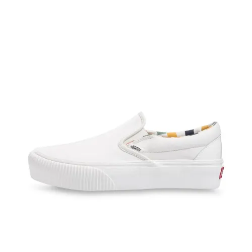 Vans Slip-on Skateboard Shoes Women's Low-Top White