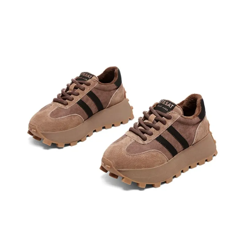 ST&SAT Chunky Sneakers Women's Low Top None-8