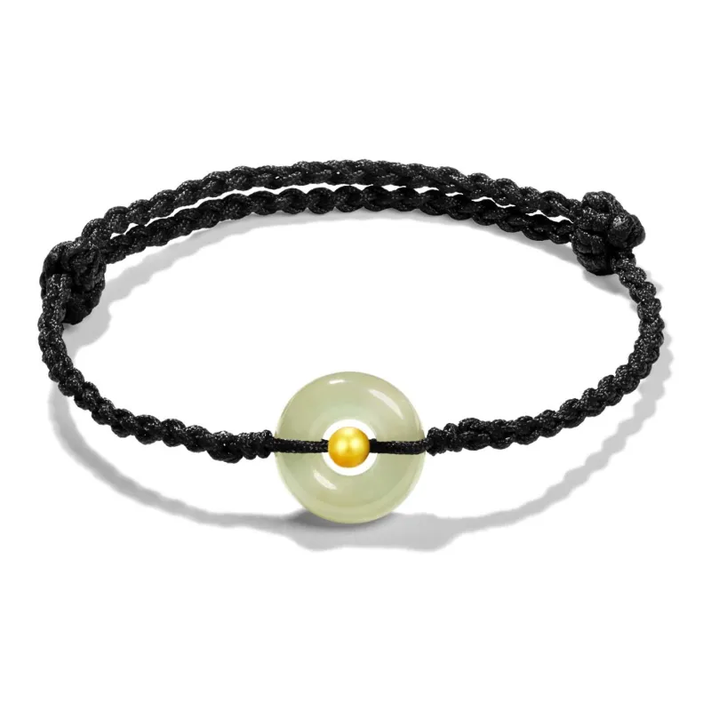 Far Mountain Joe Hetian Jade Bracelets Unisex Pale Greenish White Jade-1