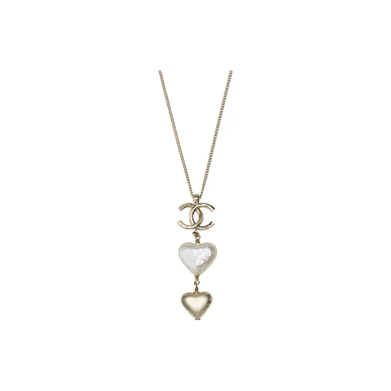 CHANEL Necklaces Women's Gold-1