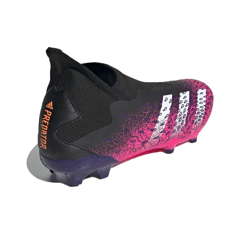Adidas Predator Freak.3 Laceless FG Cushioning Anti-Slip And Wear-Resistant Soccer Shoes Unisex-3