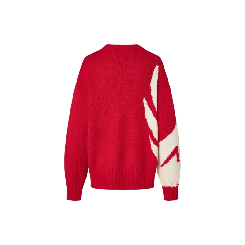 MO&CO Sweaters Women's Red-1