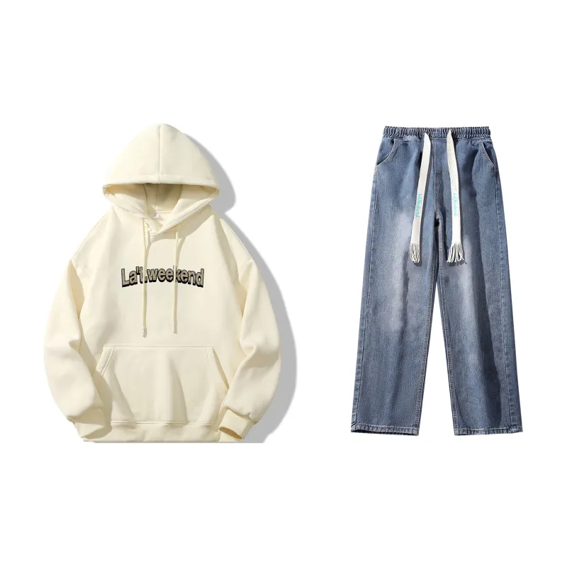 LA'T.WEEKEND Sweatshirt Set Unisex-31