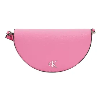 CALVIN KLEIN Artificial Leather Saddle Bag Shoulder Bag Crossbody Bag Women's Pink