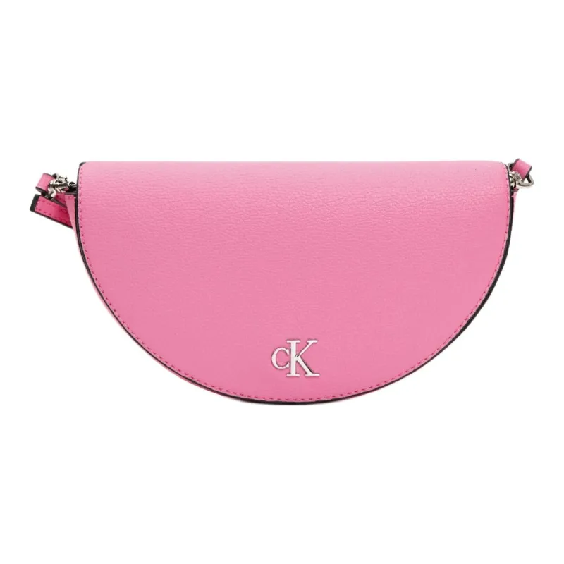 CALVIN KLEIN Artificial Leather Saddle Bag Shoulder Bag Crossbody Bag Women's Pink-0